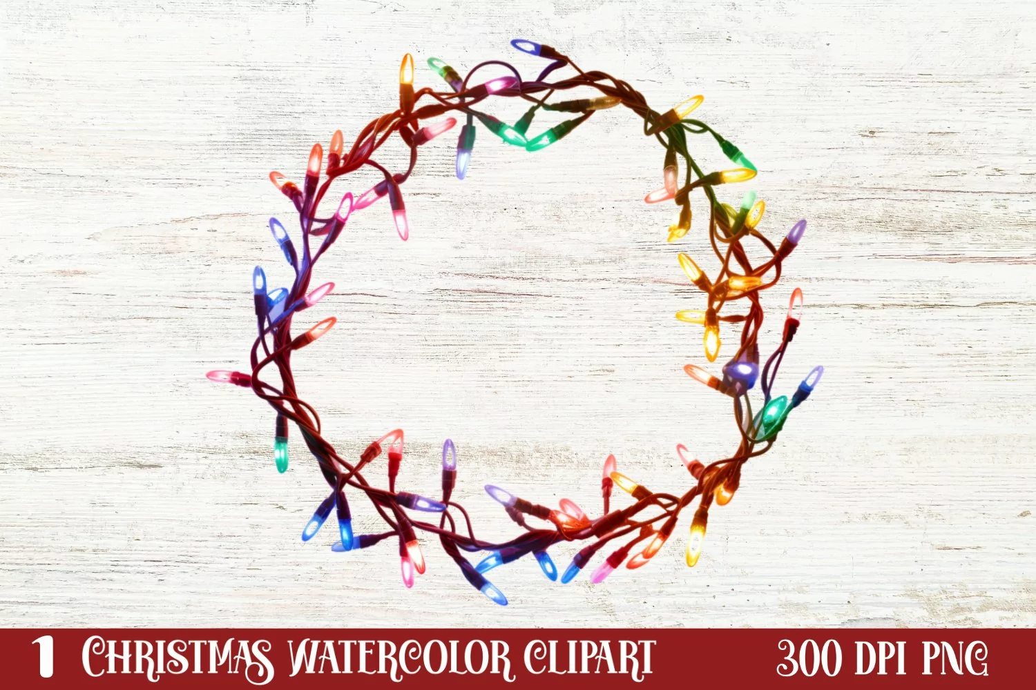 Colorful Christmas Collection Clipart Sublimation product image 1