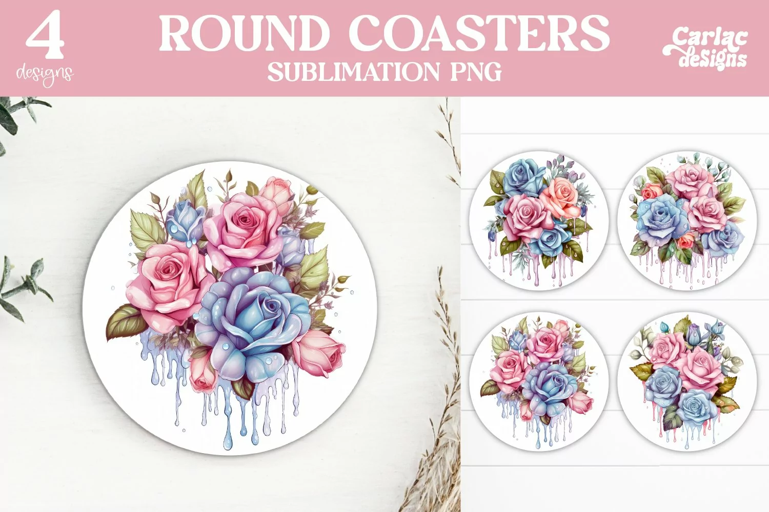 Colorful coasters