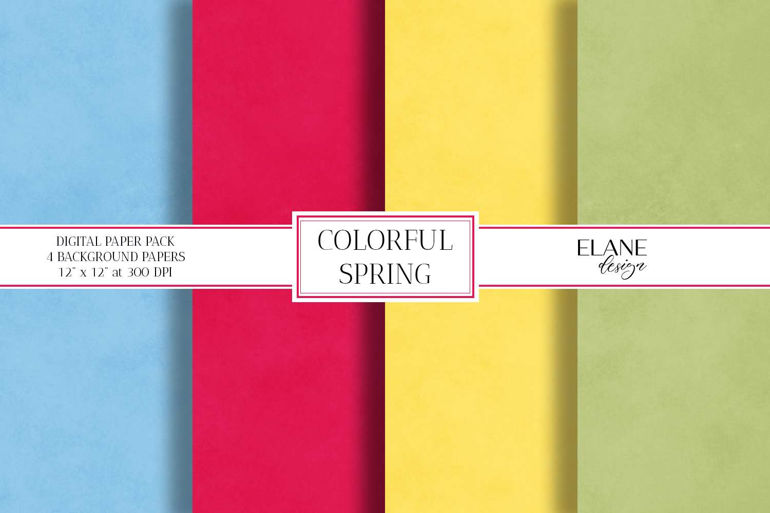 Colorful Shabby Watercolor Backgrounds, Kids Digital Paper product image 1