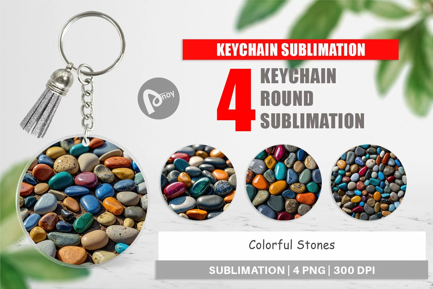 Keychain Colorful Stones product image 1