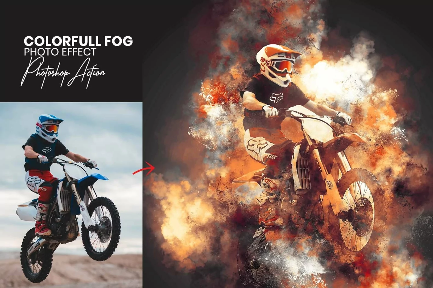 Color full Fog Photoshop Action product image 1