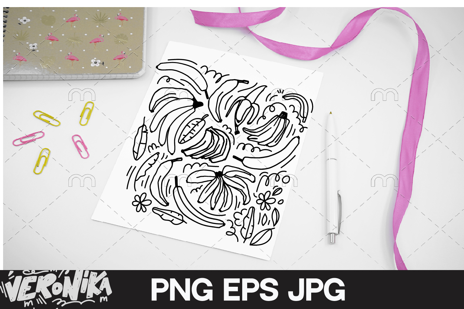 Coloring page | Banana product image 1