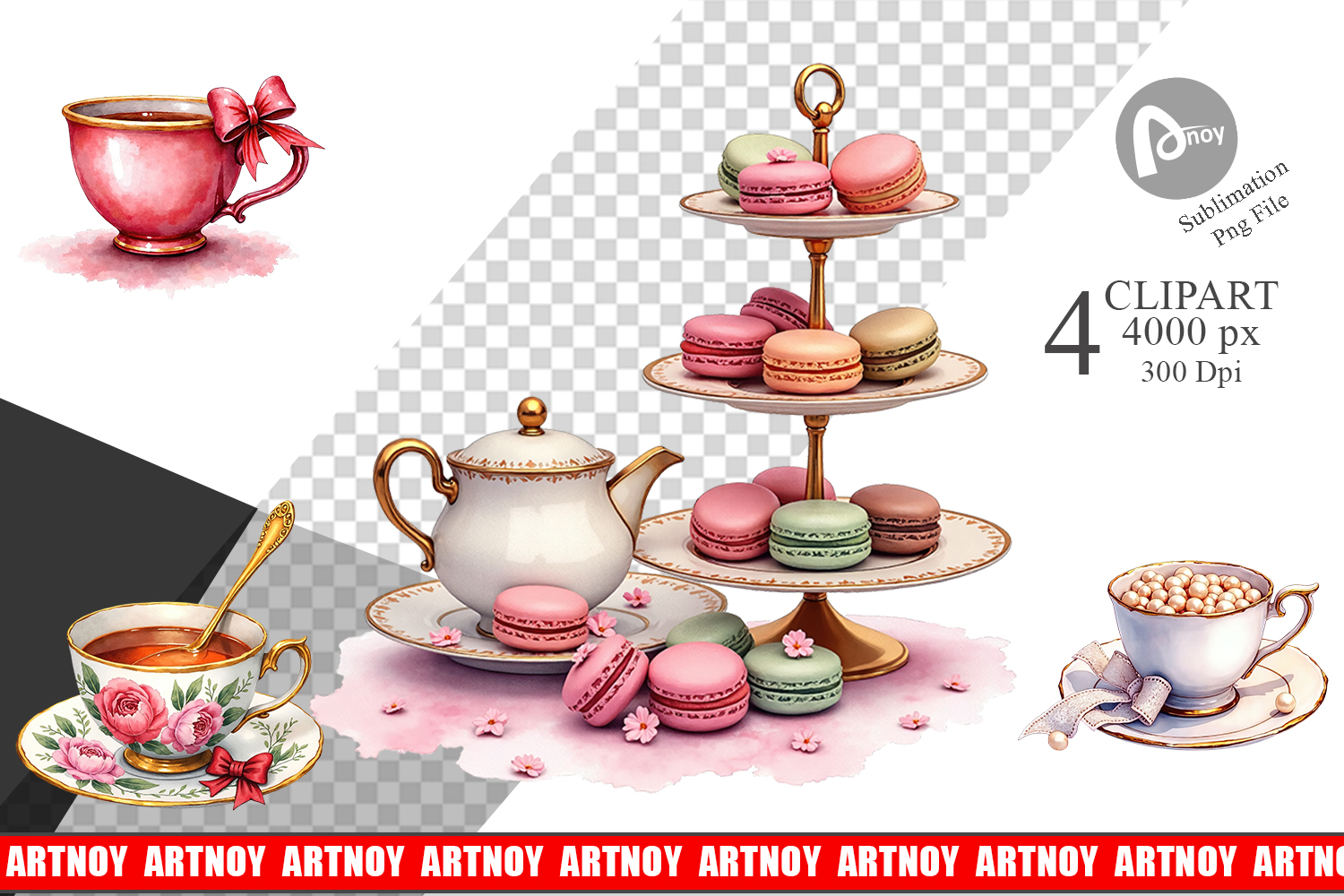 Coquette Teacup Sublimation product image 1