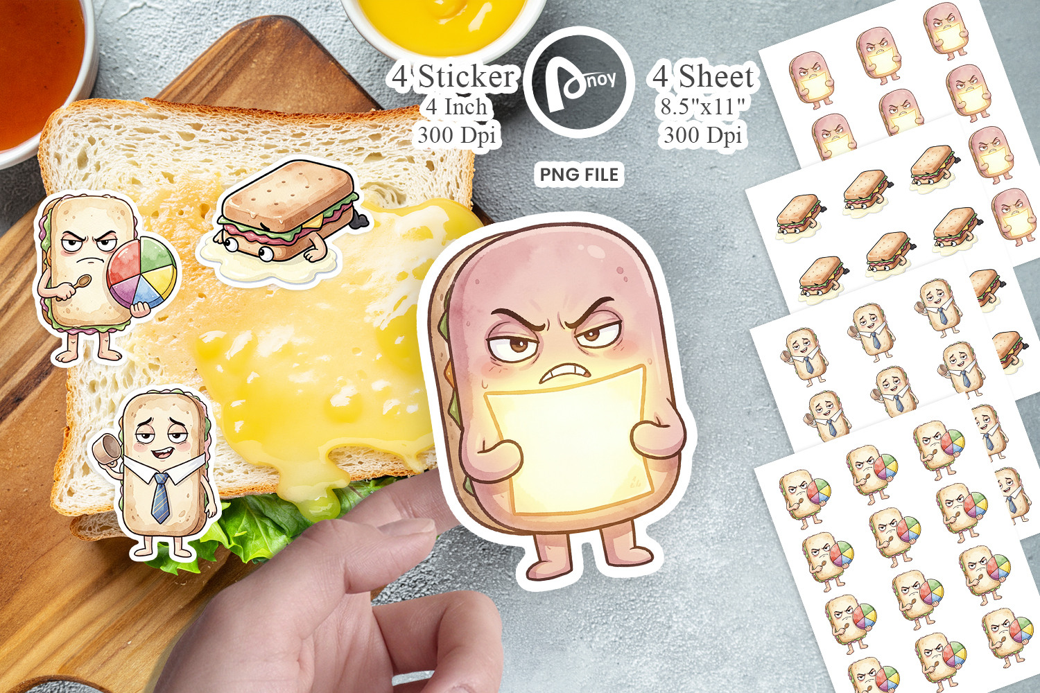 Corporate Meltdown Sticker product image 1