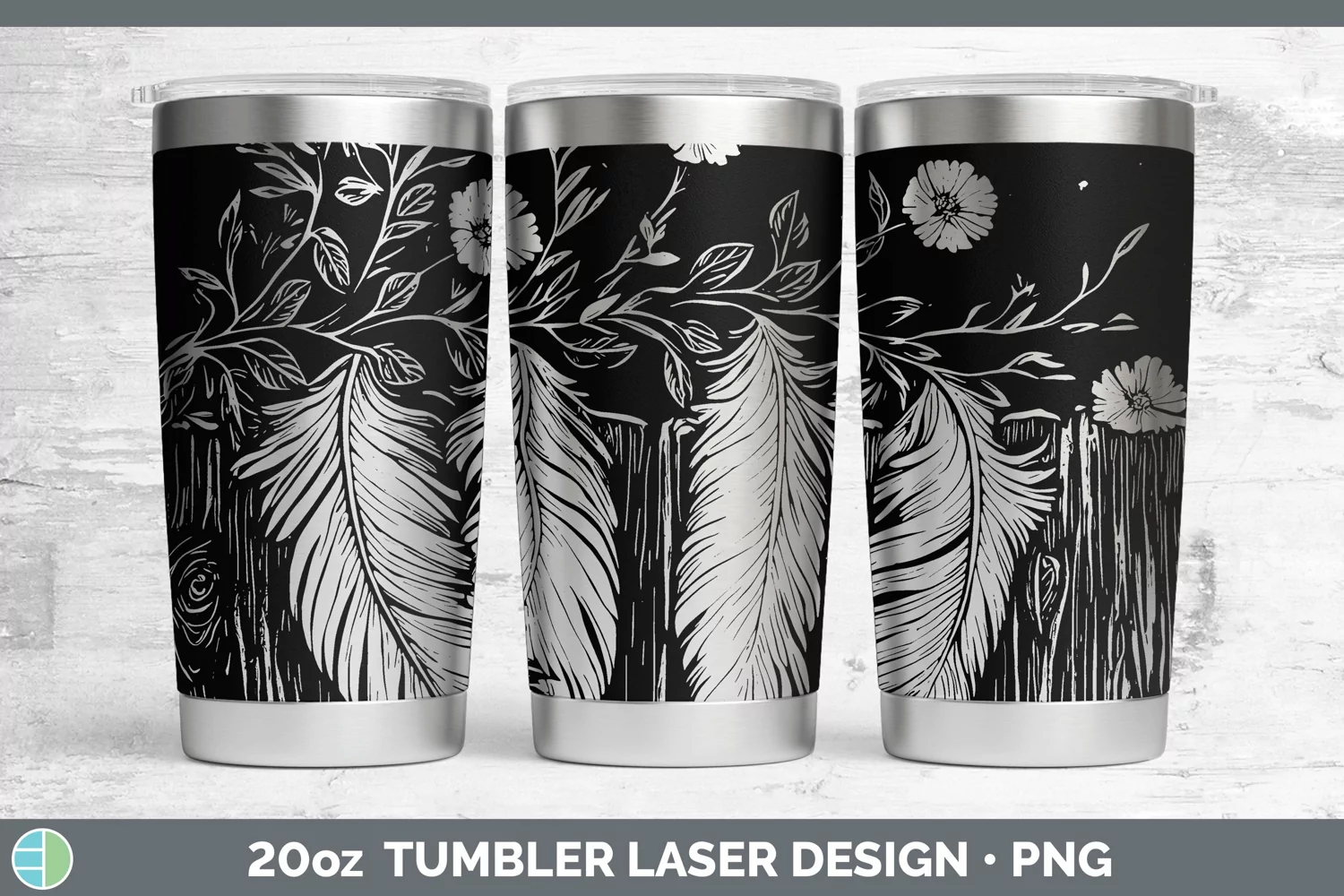 GorgeousCottage Laser 20oz Tumbler design.