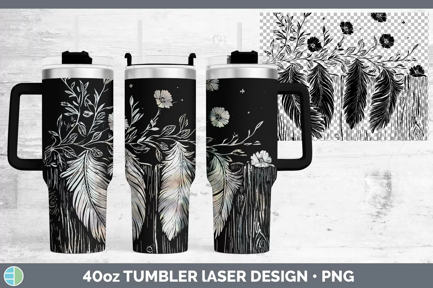 GorgeousCottage Laser 40oz Tumbler design.