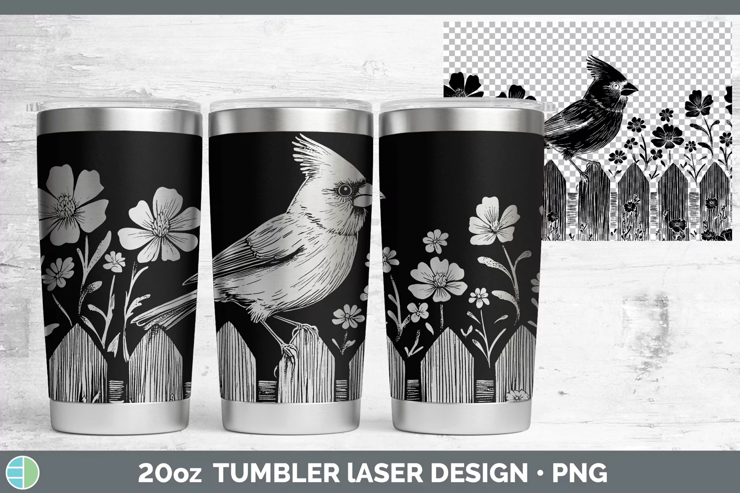 GorgeousCottage Laser 20oz Tumbler design.