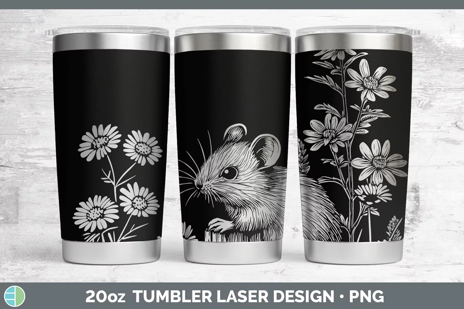 GorgeousCottage Farm Laser 20oz Tumbler design.