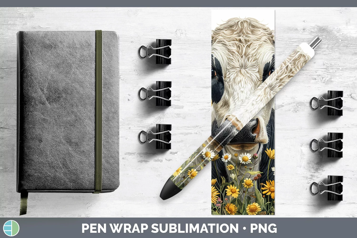 GorgeousCottage Garden Pen Wrap design.