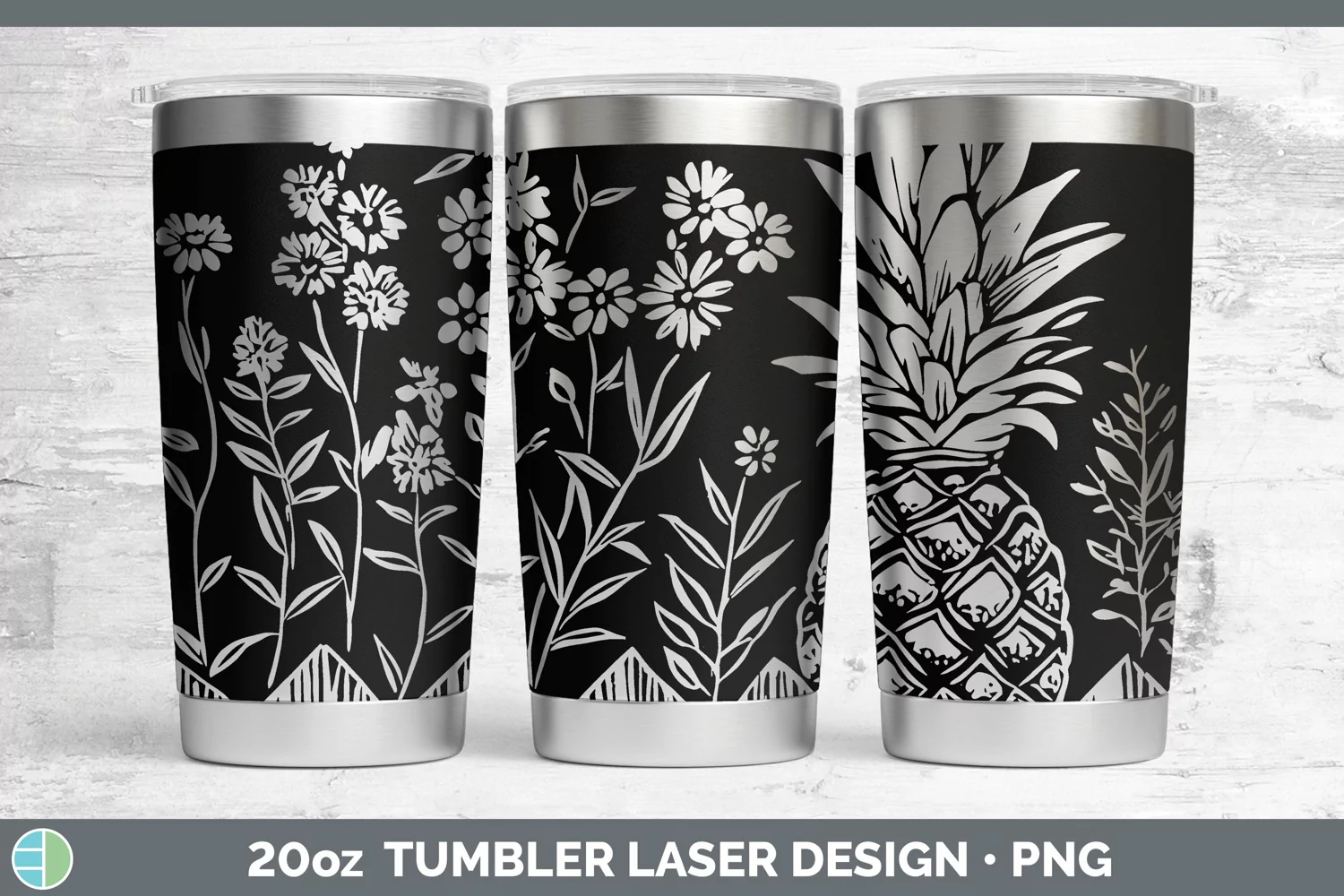 GorgeousCottage Laser 20oz Tumbler design.