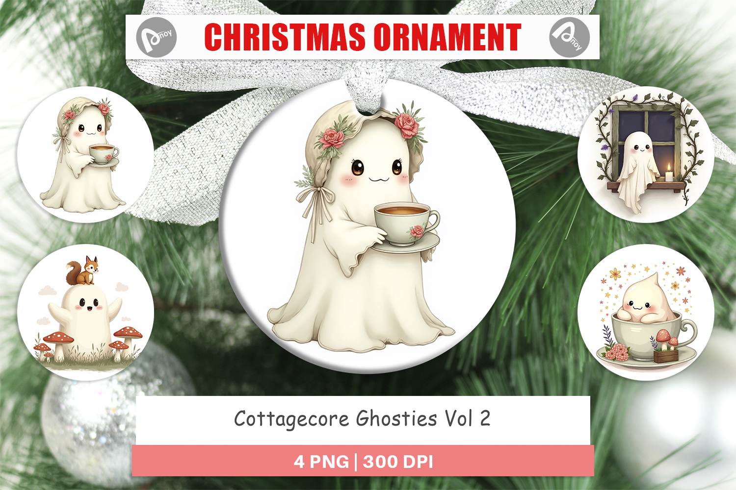 Ornament Cottagecore Ghosties product image 1