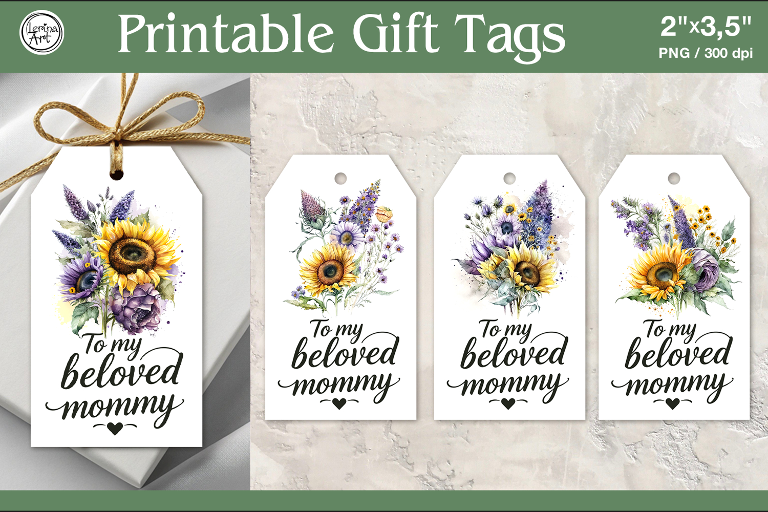 Mother's Day Gift Tags | PNG Sublimation product image 1
