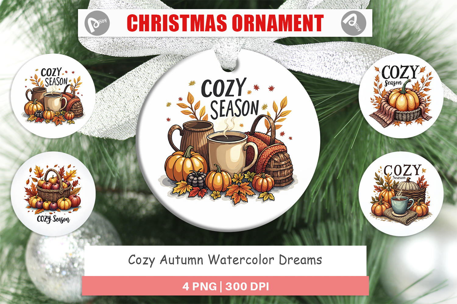 Cozy Autumn Dreams Ornament product image 1