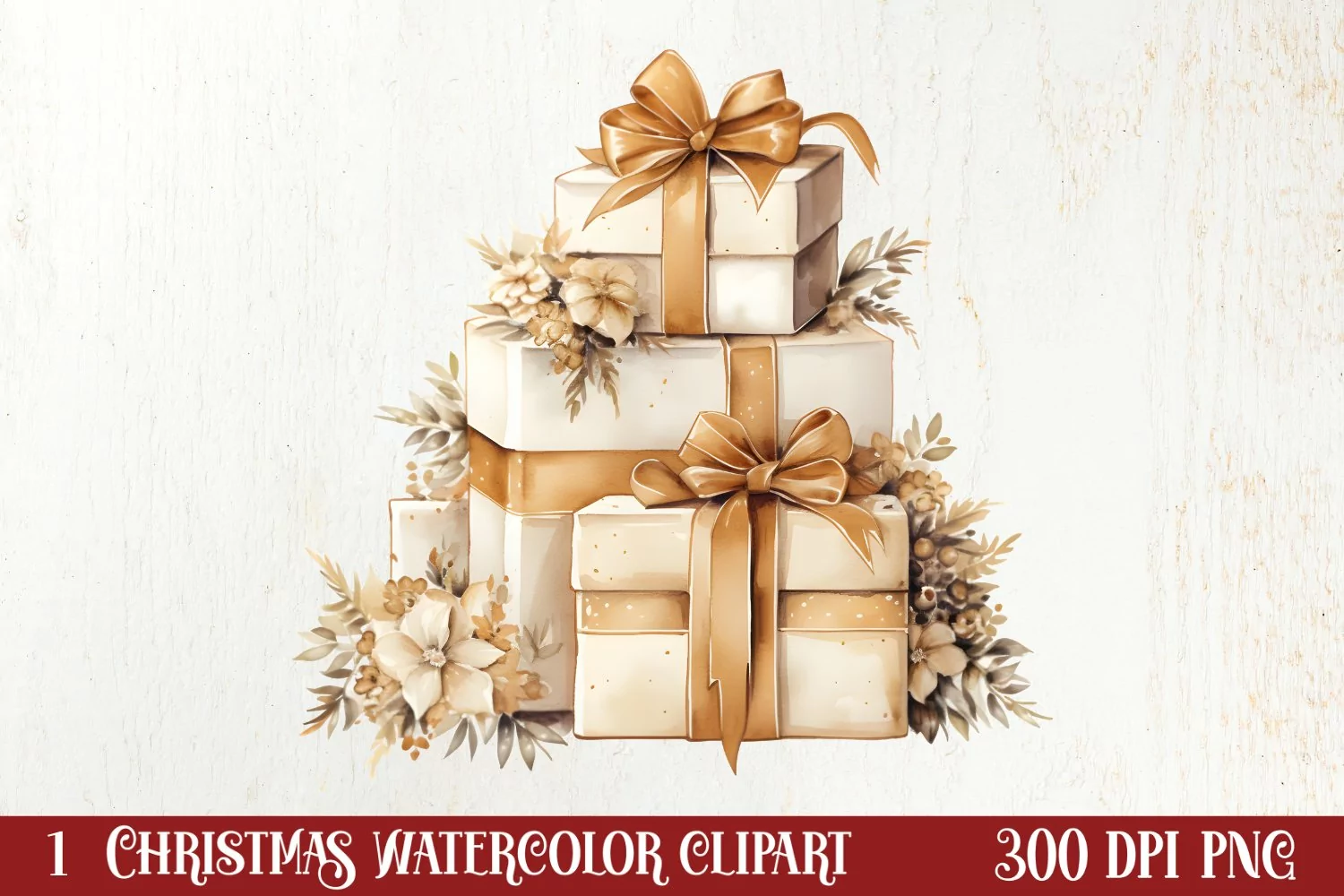 Cozy Boho Christmas Sublimation Clipart, Christmas PNG product image 1
