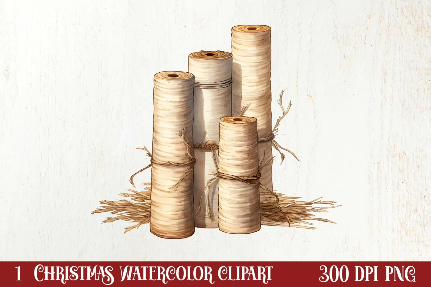 Cozy Boho Christmas Sublimation Clipart, Christmas PNG product image 1
