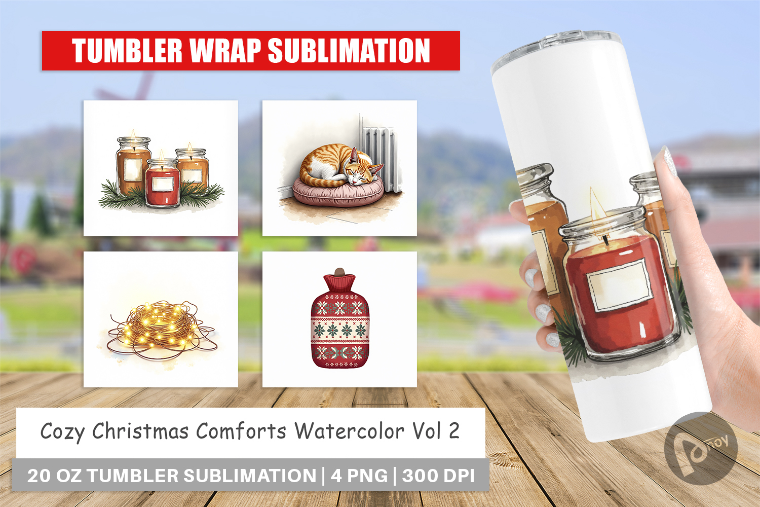 Cozy Christmas Comforts Tumbler product image 1