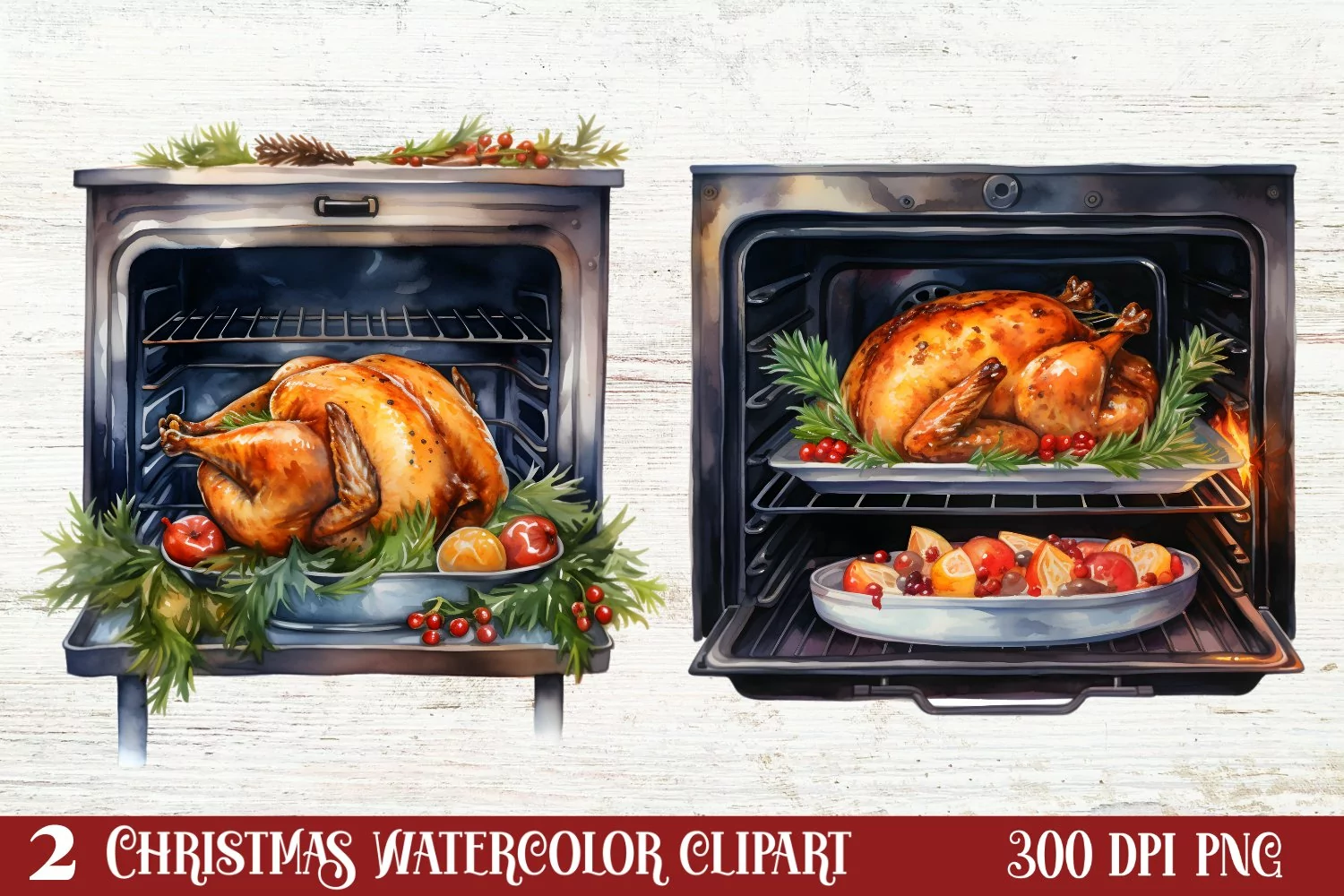 Cozy Christmas Home Clipart Sublimation product image 1