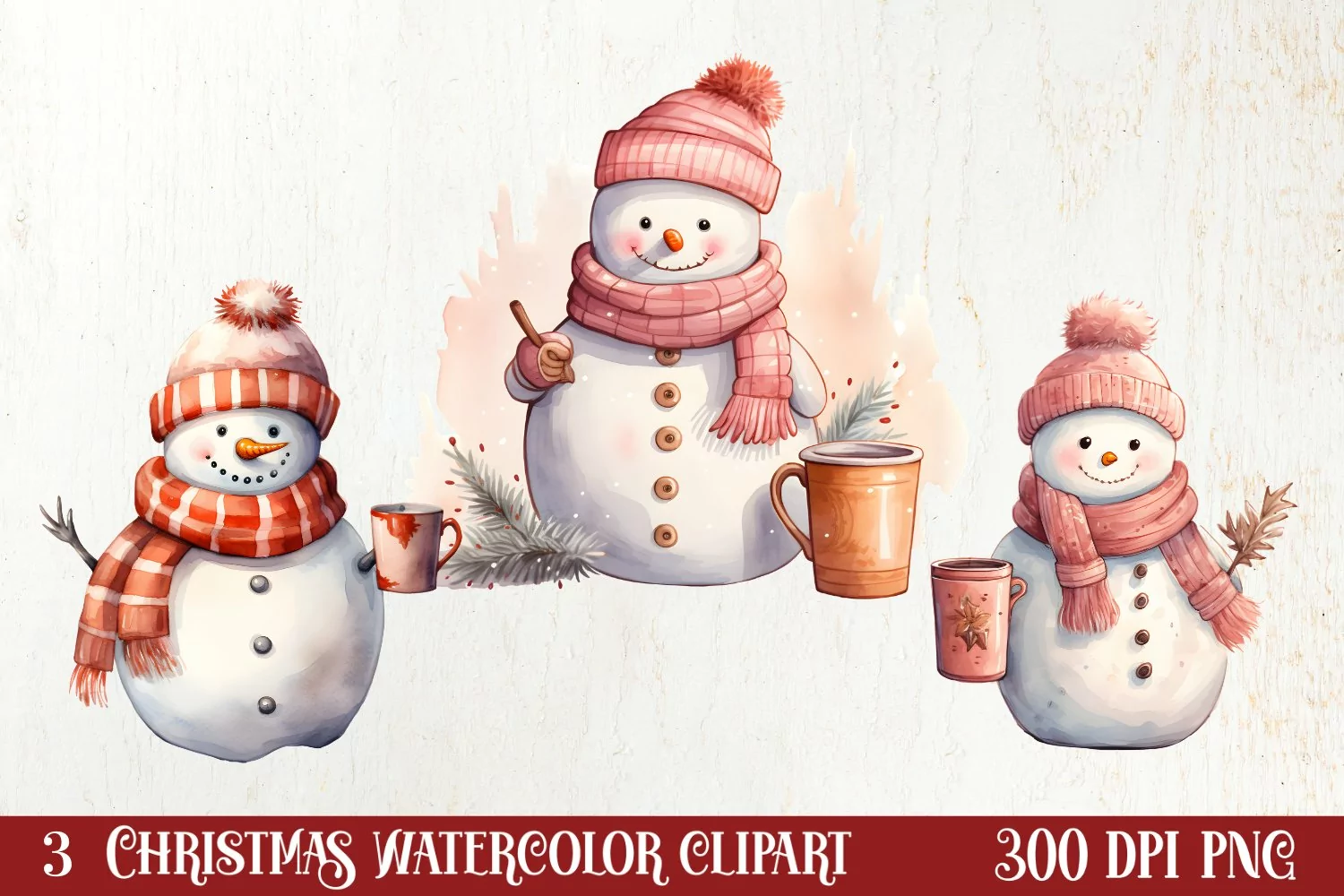 Cozy Christmas Sublimation, Christmas Clipart product image 1