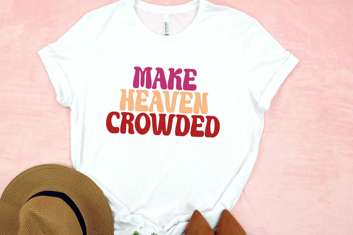 Make Heaven Crowded SVG, Faith Svg, Bible Verse Svg product image 1