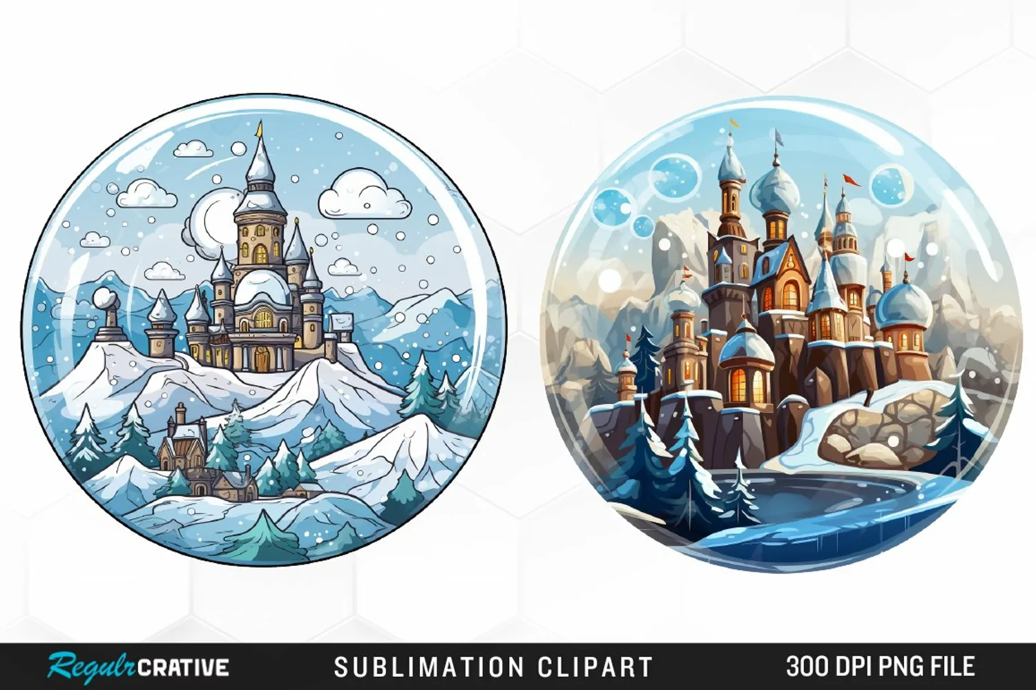 Crystal Balls Design Clipart product image 1