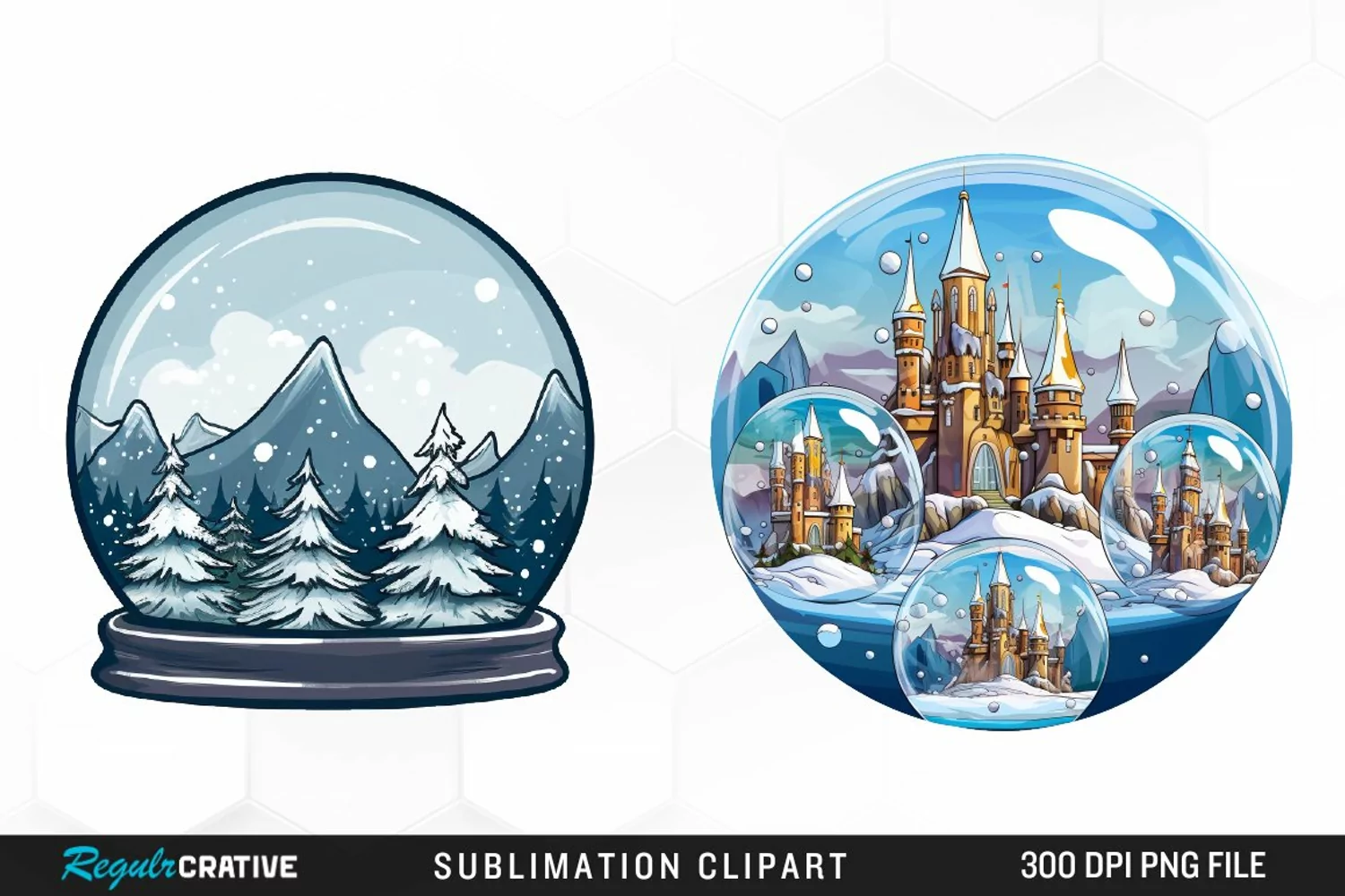 Crystal Balls Design Clipart product image 1