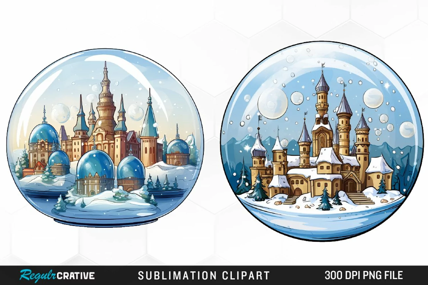 Crystal Balls Design Clipart product image 1