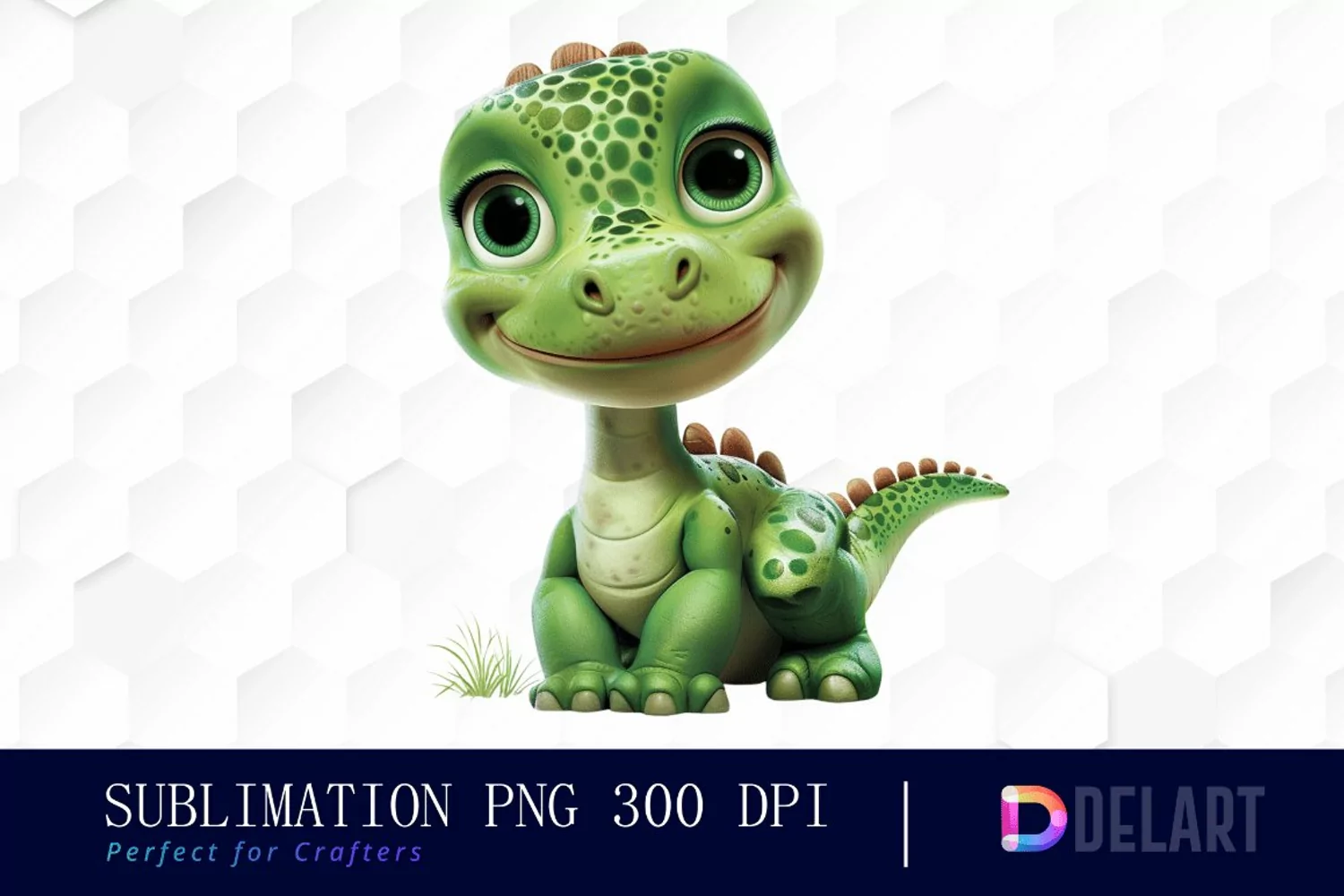 Cute Baby Dinosaurs Design Clipart product image 1