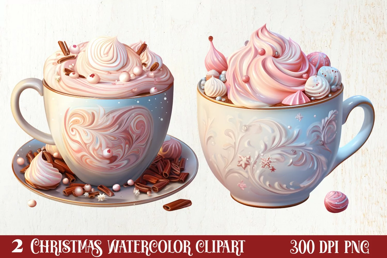 Cute Christmas Clipart Sublimation, Cute Christmas Clipart product image 1