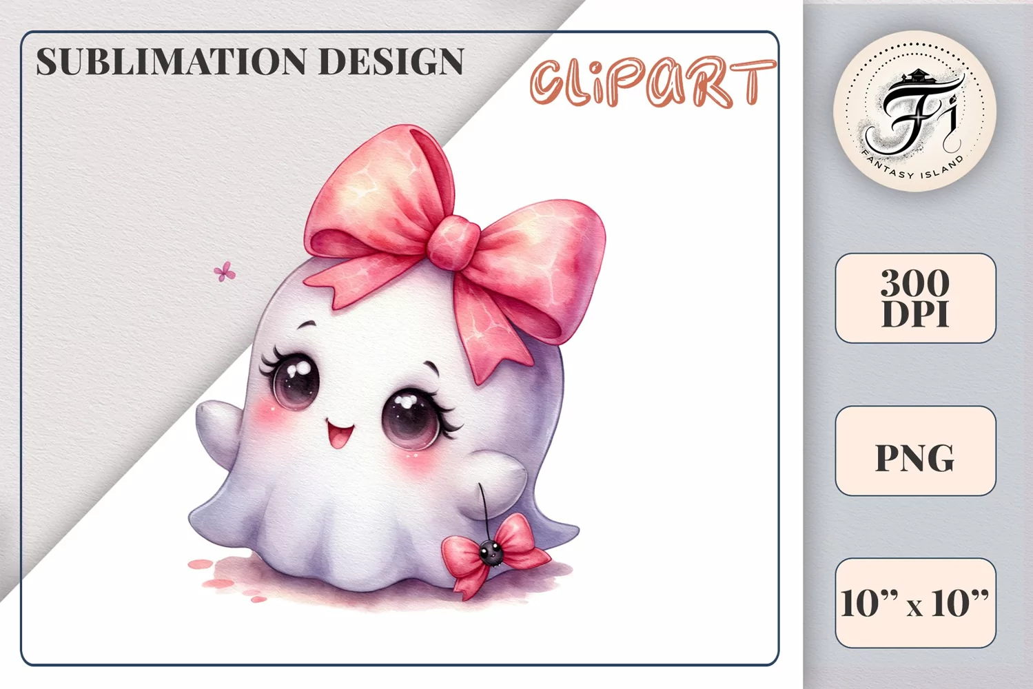 Add a touch of magic to your Halloween with our charming watercolor ghost clipart. Perfect for printing, decorations, cards, and other creative projects. Available for download in PNG format with a transparent background!