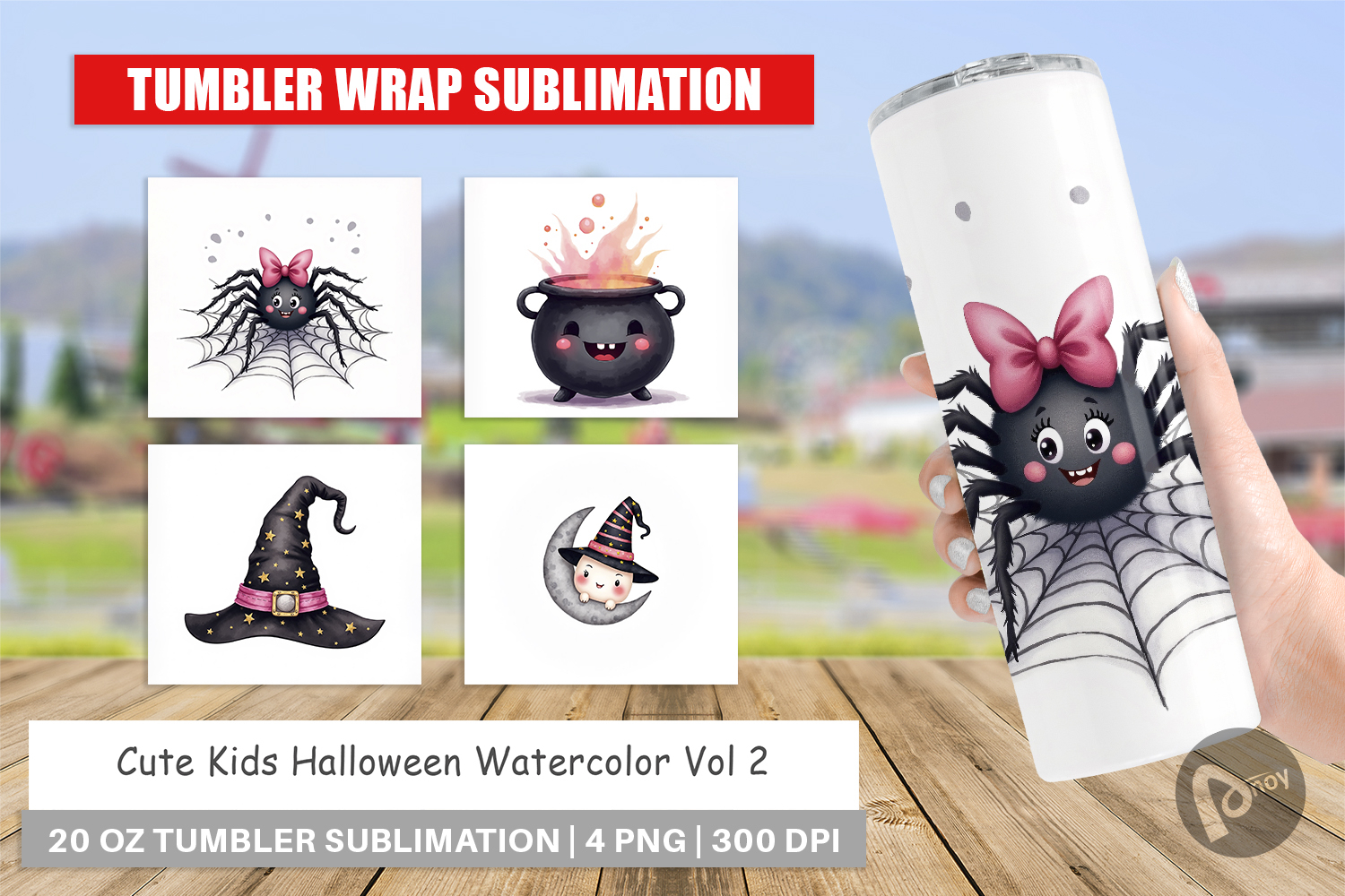 Cute Kids Halloween Tumbler product image 1