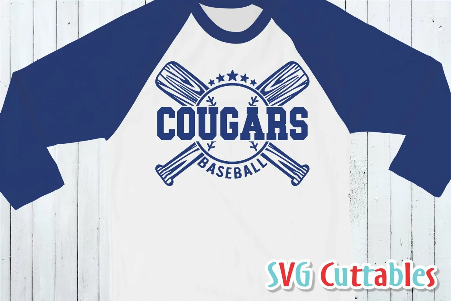 Baseball SVG Template 005, svg cut file | Shirt Design product image 1