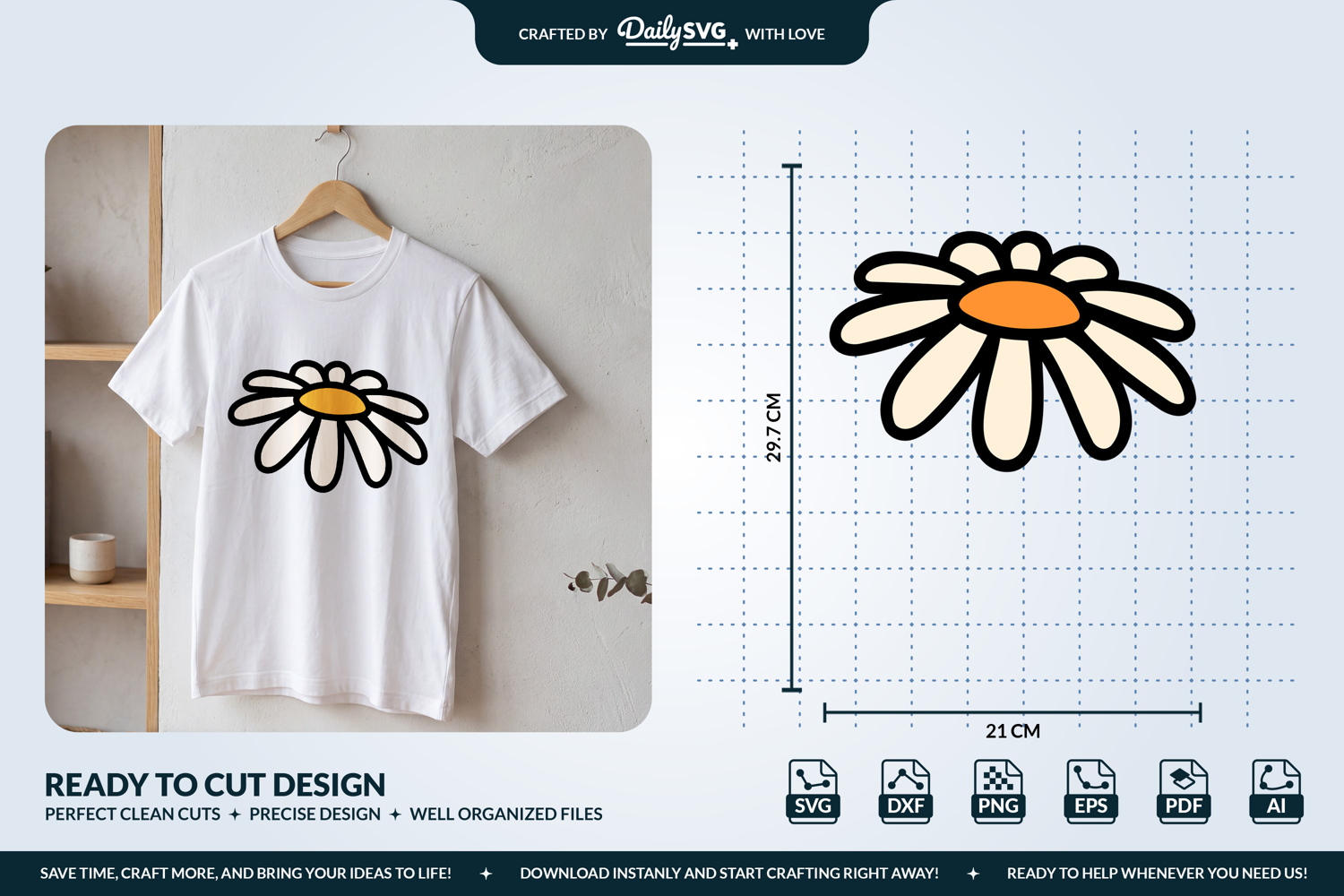 Daisy Flower SVG product image 1