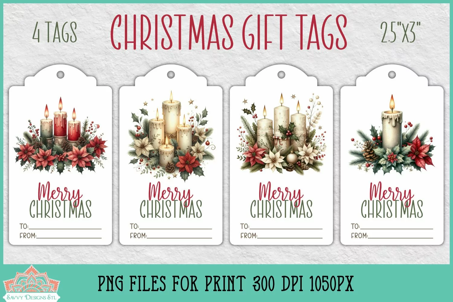 Christmas Gift Tags | Printable Printable Tags product image 1