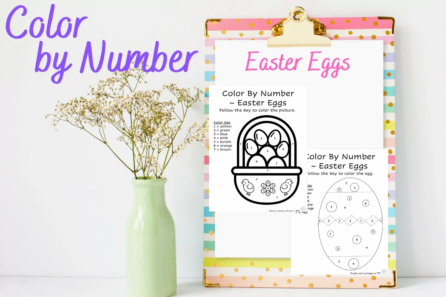 Color By Number Easter Eggs product image 1