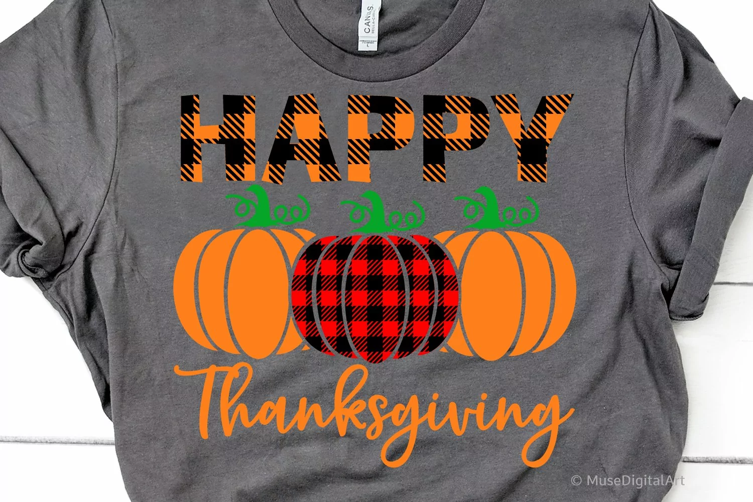 Happy Thanksgiving Svg, Thankful Grateful Blessed Svg, Png product image 1