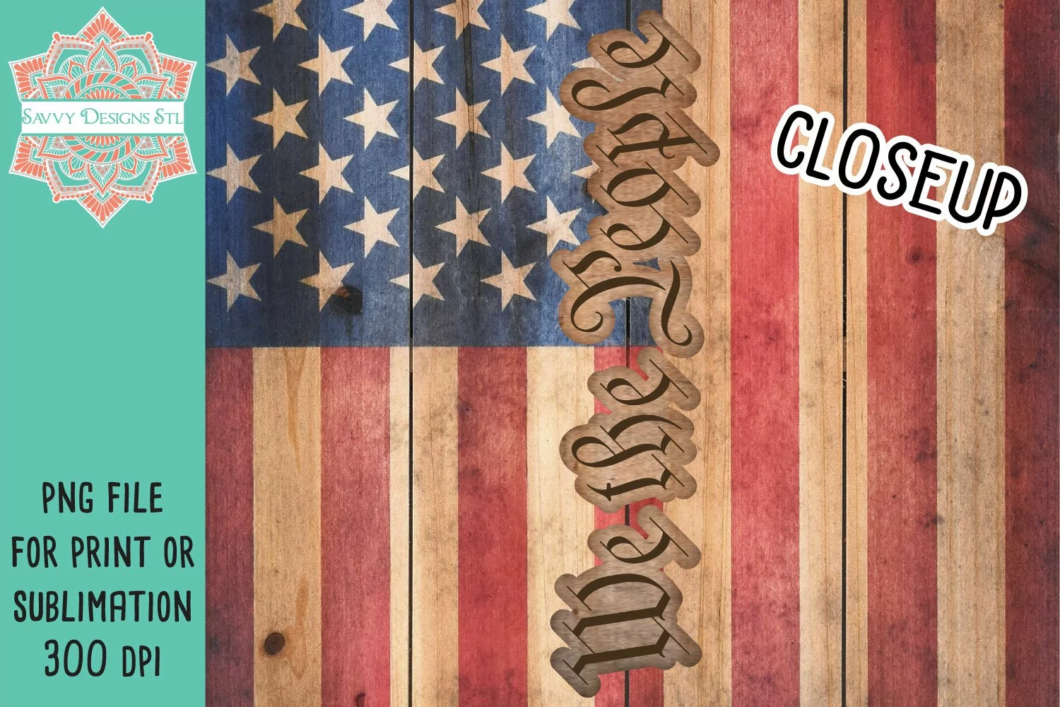 We The People Straight & Tapered Patriotic Skinny Tumbler For Sublimation