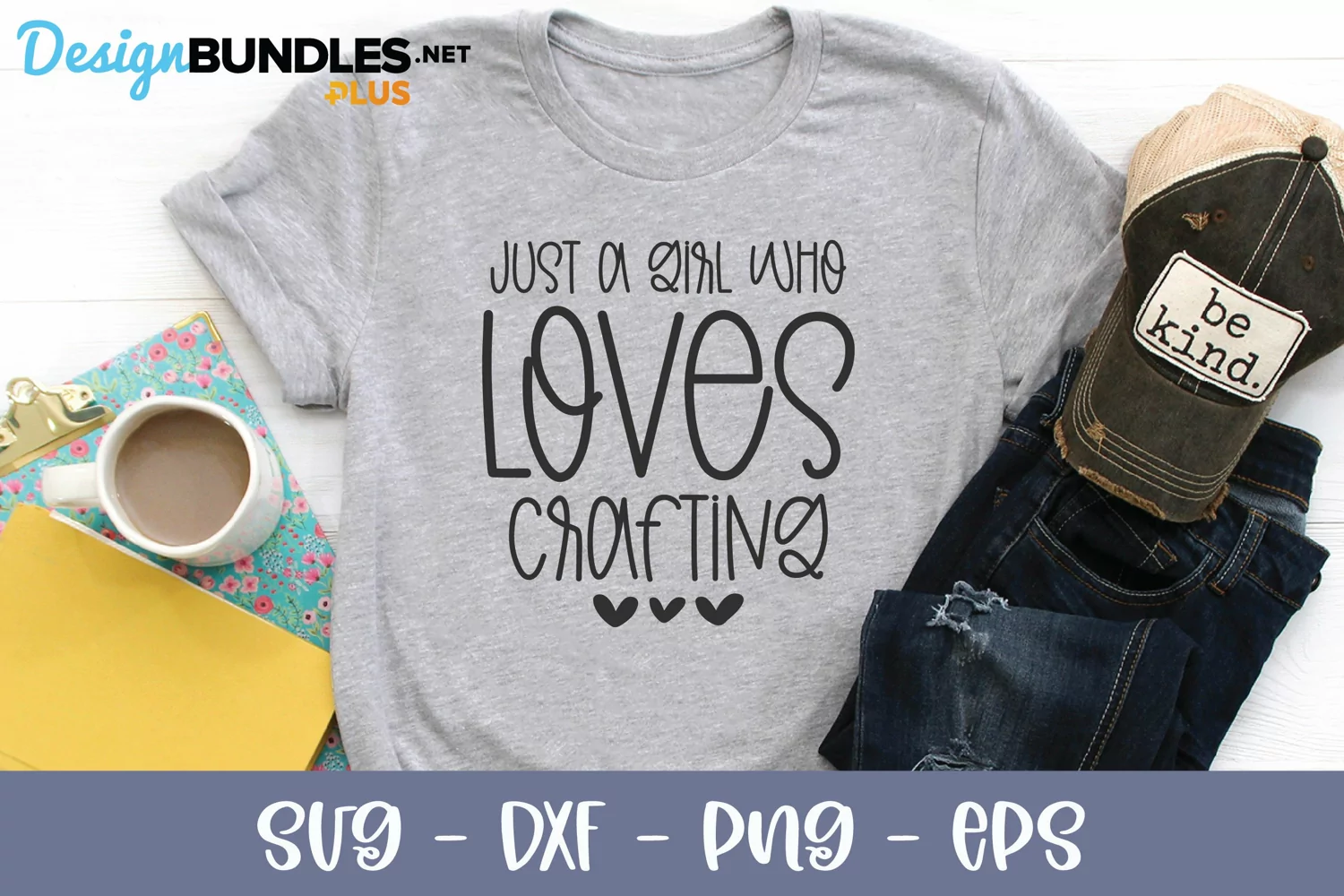 Just A Girl Who Loves Crafting - Crafter SVG product image 1