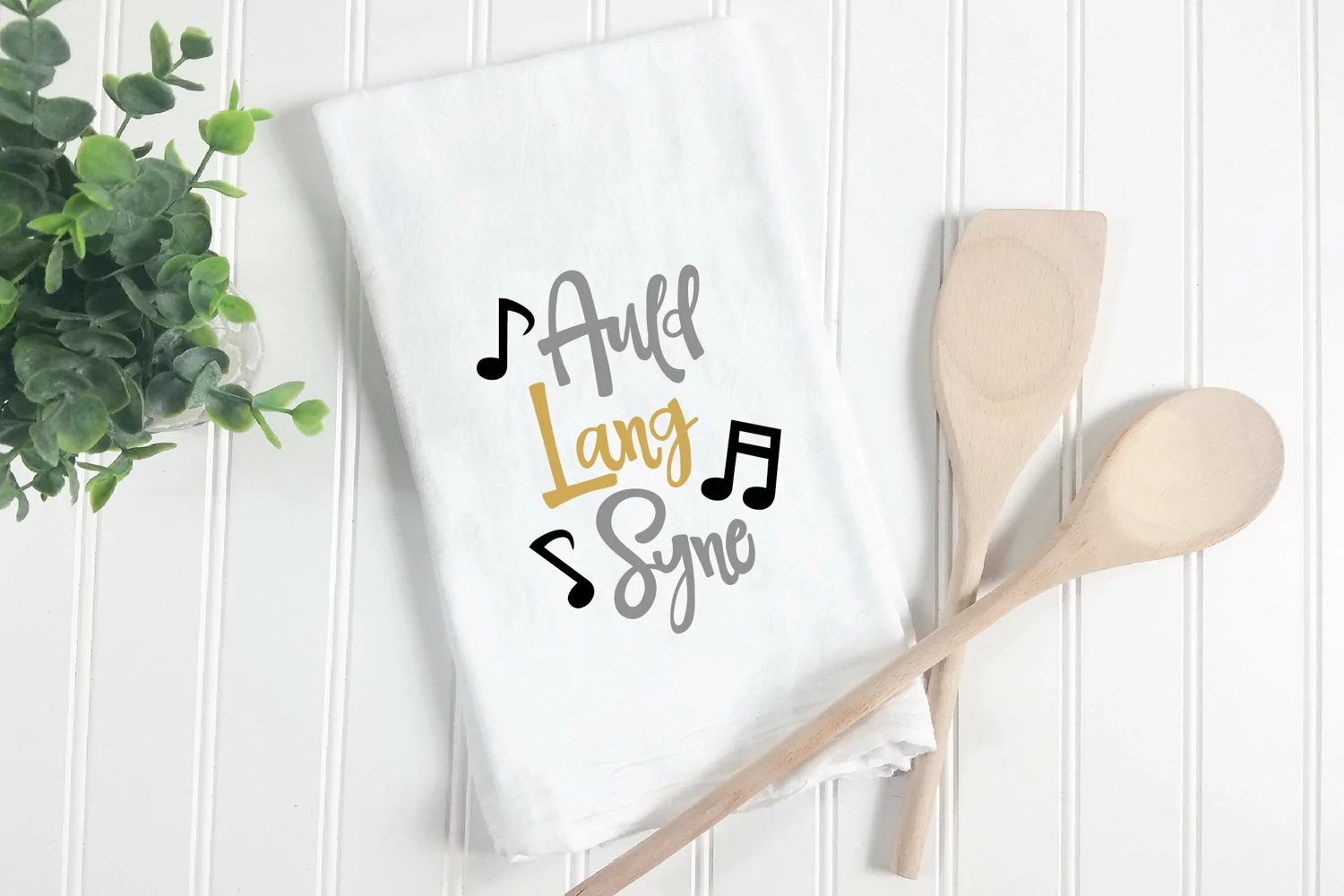 Auld Lang Syne SVG Cut File - New Years SVG File product image 1