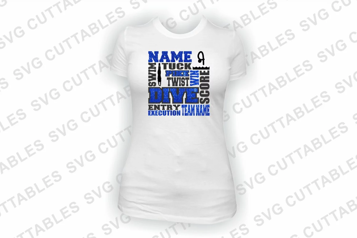 Dive SVG | Diving Subway Art | Shirt Design product image 1