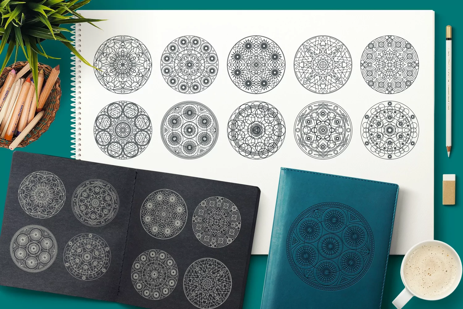 Sacred Geometric Mandalas Collection product image 1