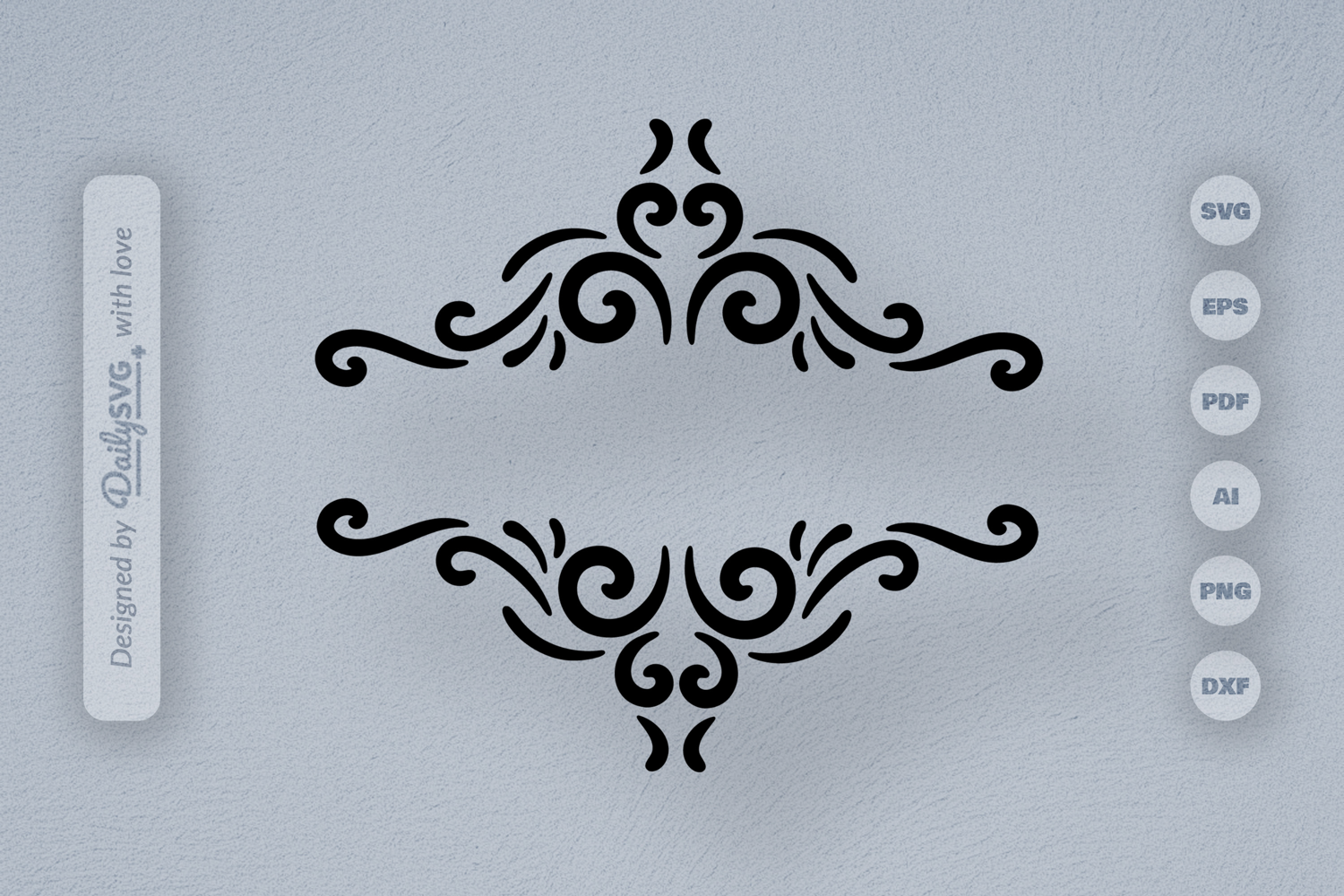 Decorative Split Border SVG product image 1