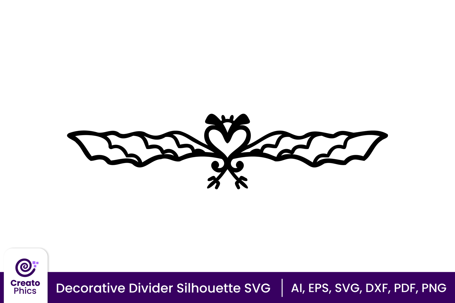 decorative-text divider-ornament svg-floral-elements-silhouette-clipart-arrow-border