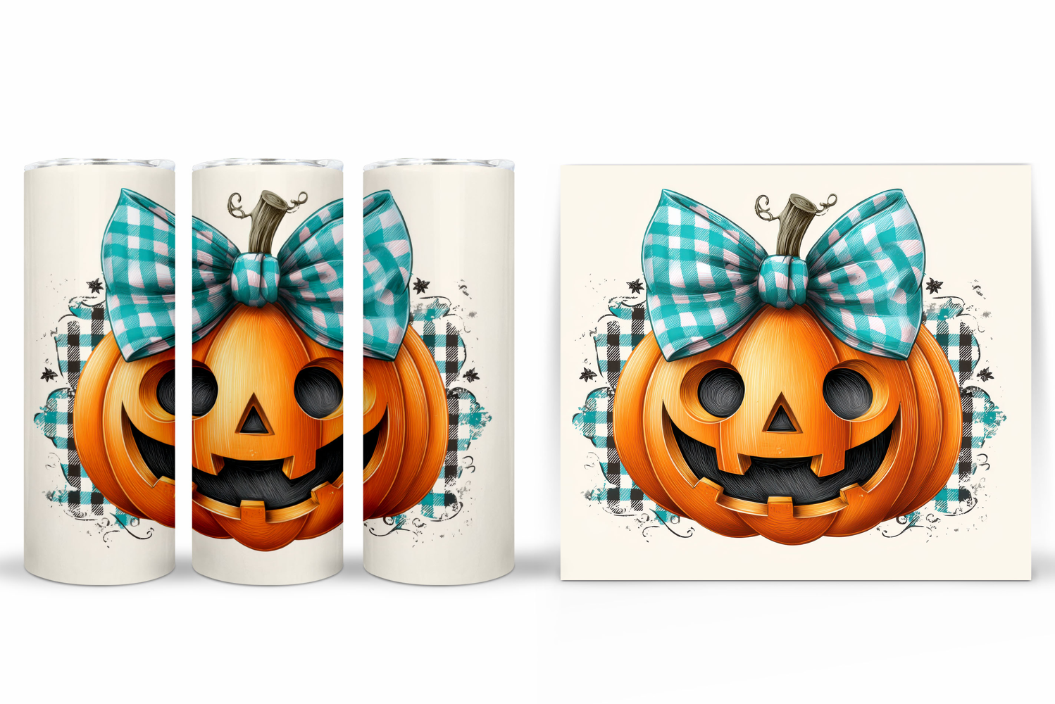 Halloween Pumpkin Tumbler. Halloween Tumbler Sublimation product image 1