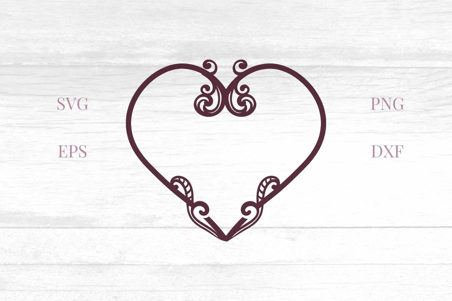 Detailed Vintage Heart