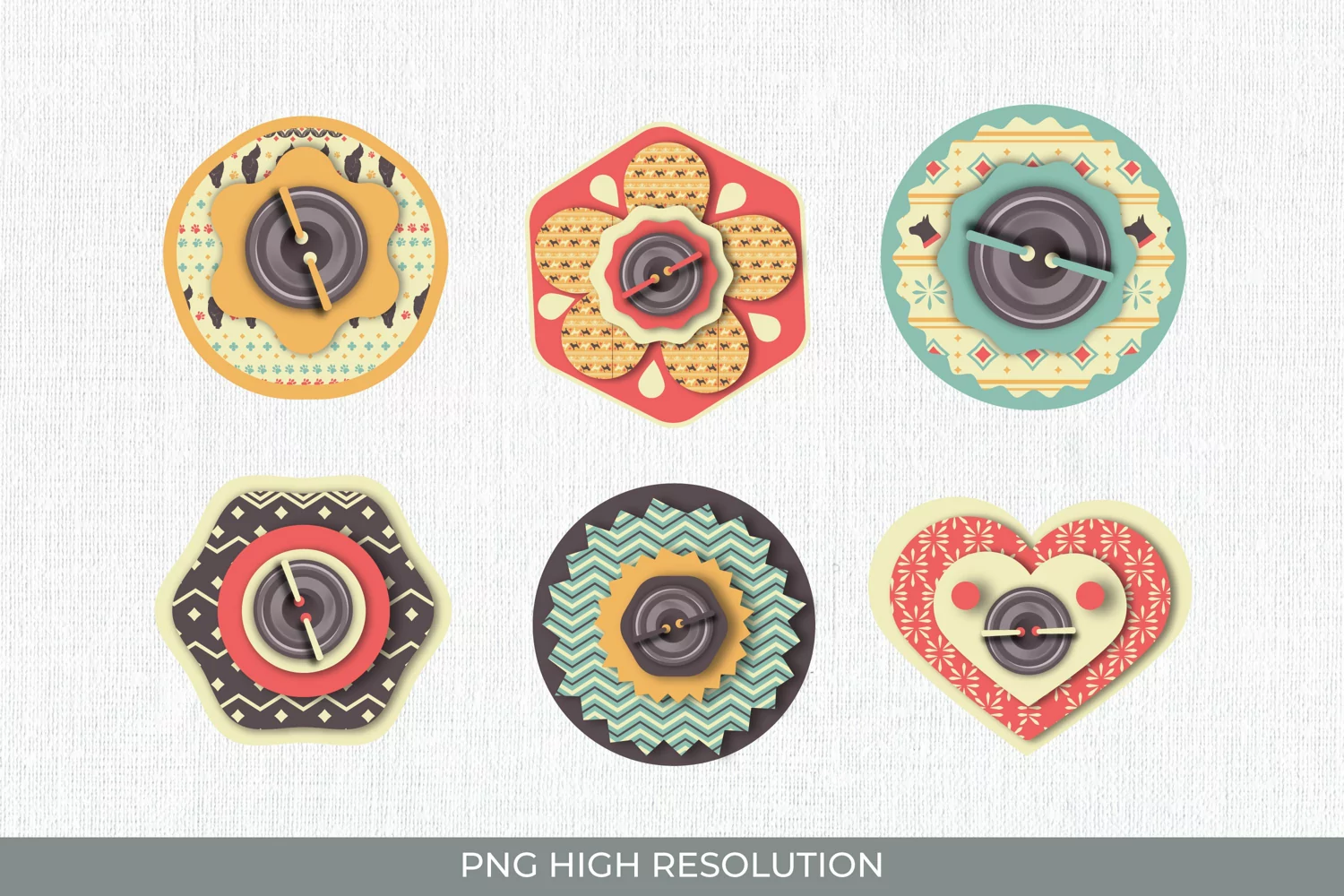 Dog Vintage Button product image 1