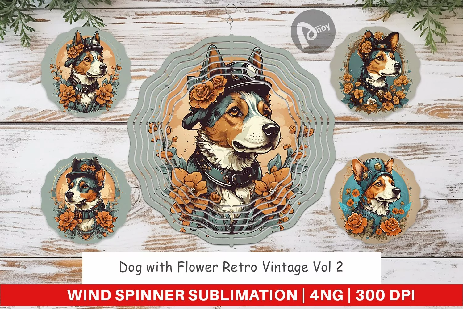 Wind Spinner Steampunk Dog product image 1