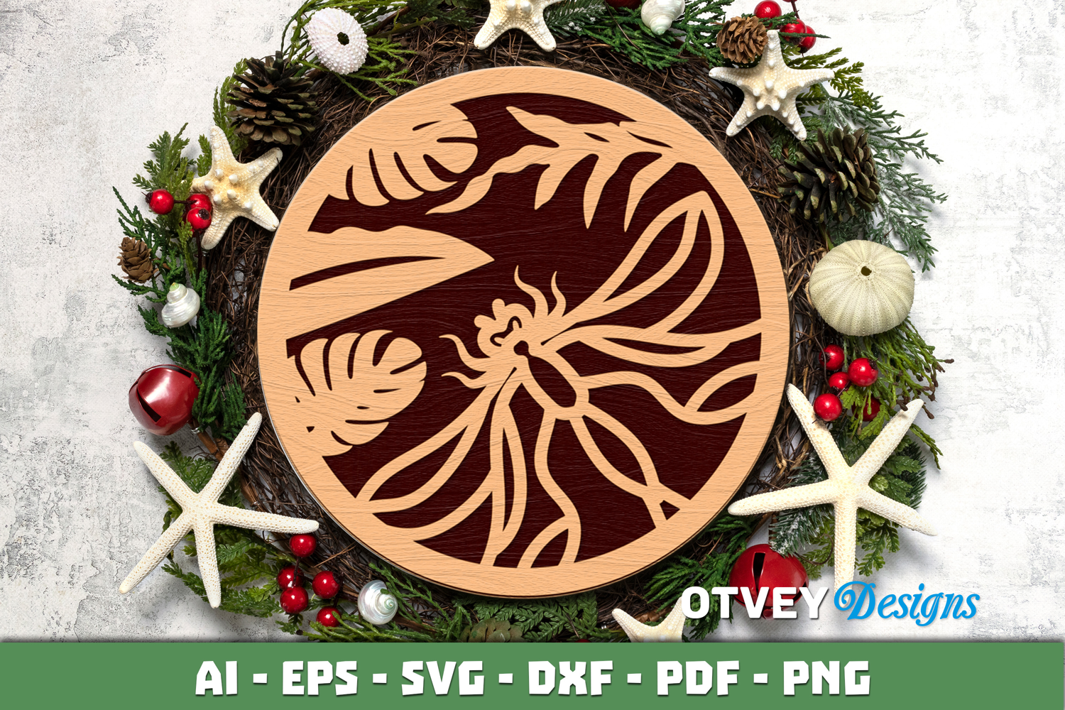 Dragon Fly Ornament wall Decor Lasercut product image 1