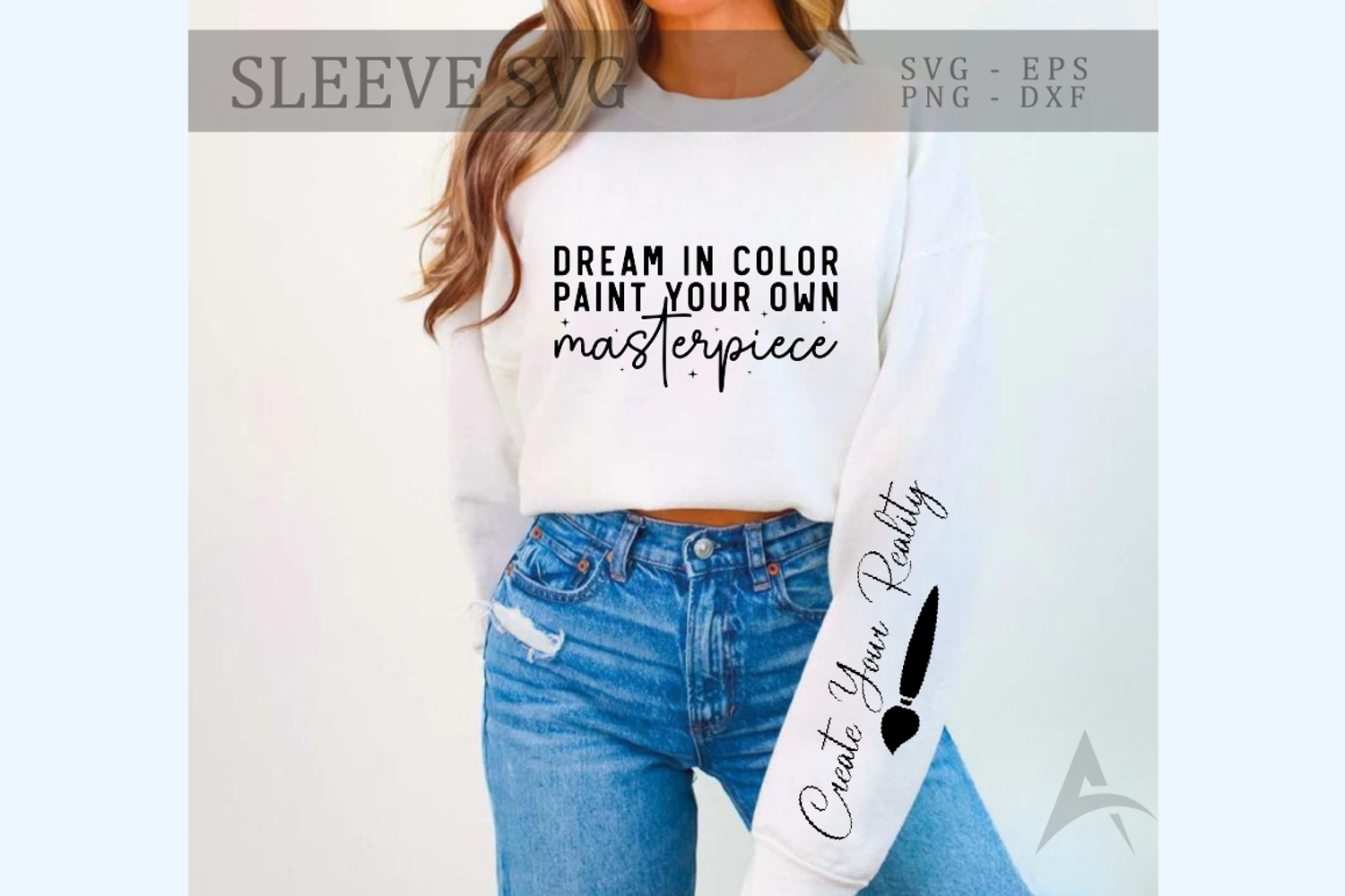Dream in color paint your own masterpiece Sleeve SVG product image 1