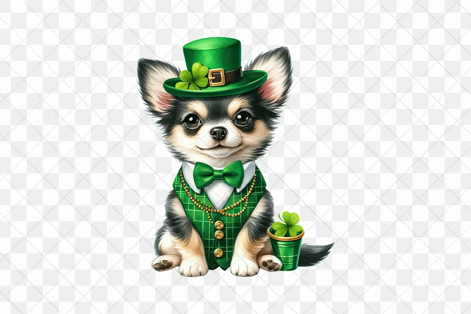 St Patrick’s Day Chihuahua Dog product image 1