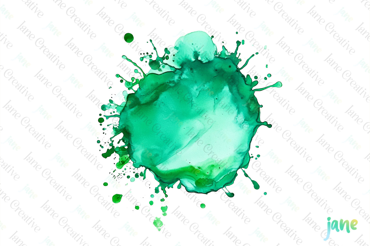 Color Splashes Watercolor Sublimation product image 1